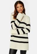 BUBBLEROOM Remy Striped Sweater White / Striped 3XL