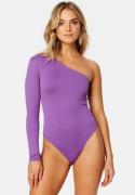 BUBBLEROOM Reya one shoulder body Purple XL