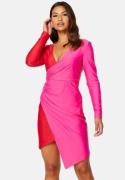 BUBBLEROOM Two Sides Dress Pink / Red L