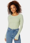 BUBBLEROOM Sabine Knitted Top Light green S
