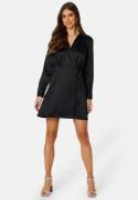 BUBBLEROOM Destinee wrap dress Black 40