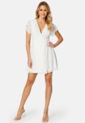 Bubbleroom Occasion Grienne Wrap Dress White M