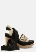 UGG Abbot Ankle Wrap Wedge Black 37
