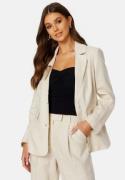 BUBBLEROOM CC Relaxed Linen blazer Light beige 40