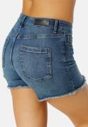 ONLY Onlblush Raw Denim Shorts Dark Blue Denim XS