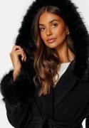 Chiara Forthi Charisma Wool Blend Coat Black XS