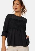 Pieces Fana LS Top Black M