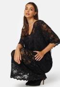 VILA Vilorna 2/4 Lace Midi Dress Black 40