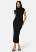 BUBBLEROOM Eve Soft Drapy Dress Black XL