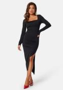 BUBBLEROOM Feya Slit Dress Black S