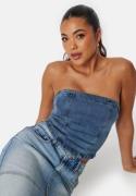 BUBBLEROOM Bustier Denim Top Medium denim 34