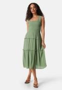 VERO MODA Menny SL Smock Calf Dress Hedge Green XL