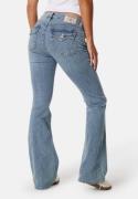 True Religion Becca Mid Rise Bootcut Flap Peak Spot 29