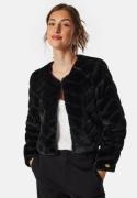 Chiara Forthi Diva Party Faux Fur Black 46