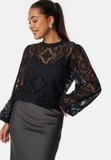 BUBBLEROOM Lace L/S Blouse Black L