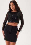 ONLY Onlspacy Ls Cropped Sequins To Black/Black sequins M