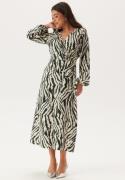 BUBBLEROOM Wrap Dress Zebra XL