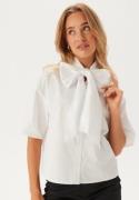 SELECTED FEMME Slfjuno 3/4 BOW SHIRT  Bright White 44