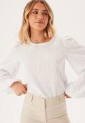 BUBBLEROOM Puff Sleeve Top White XL