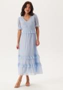 Happy Holly Flounce Dress Light blue 48/50