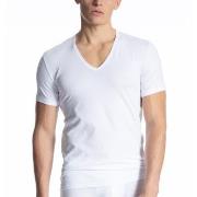 Calida Cotton Code V-Shirt Vit bomull Large Herr