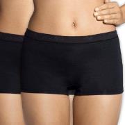 Sloggi Trosor 2P Sensual Fresh Shorts Svart 38 Dam