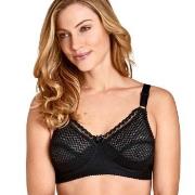 Miss Mary Cotton Dots Soft Bra BH Svart G 90 Dam