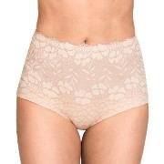 Miss Mary Jacquard And Lace Girdle Trosor Beige 56 Dam