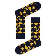 Happy socks Strumpor Banana Sock Svart mönstrad bomull Strl 36/40