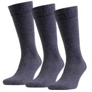Amanda Christensen Strumpor 3P True Combed Cotton Sock Antracit Strl 3...