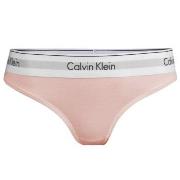 Calvin Klein Trosor Modern Cotton Thong Ljusrosa Large Dam
