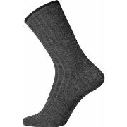 Egtved Strumpor Wool No Elastic Rib Socks Mörkgrå Strl 40/45