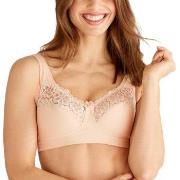 Swegmark BH Cotton Bloom Fairtrade Soft Bra Creme bomull E 85 Dam