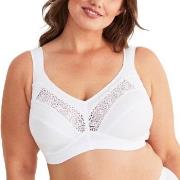 Swegmark BH Cotton Star Soft Bra Vit bomull C 80 Dam