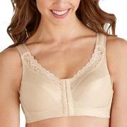 Swegmark BH Maj Front Closure Soft Bra Beige D 90 Dam