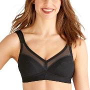 Swegmark BH Net Faitrade Cotton Soft Bra Svart ekologisk bomull D 90 D...