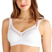 Swegmark BH Net Faitrade Cotton Soft Bra Vit ekologisk bomull E 95 Dam