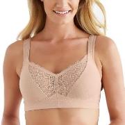 Swegmark BH Wellness Dots Organic Soft Bra Beige ekologisk bomull B 80...