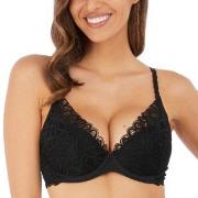 Wacoal BH Raffine Plunge Push Up Bra Svart C 70 Dam