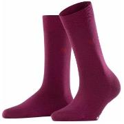 Burlington Strumpor Bloomsbury Wool Sock Vinröd Strl 36/41 Dam