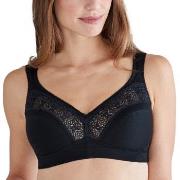 Swegmark BH Cotton Star Soft Bra Svart bomull D 75 Dam