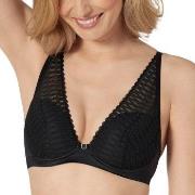 Triumph BH Aura Spotlight Plunge Bra Svart D 90 Dam