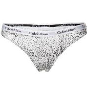 Calvin Klein Trosor Carousel Bikini Vit/Svart bomull Small Dam