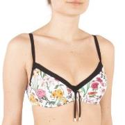 Chantelle Flowers Underwire Bikini Bra Vit m Blommor E 85 Dam