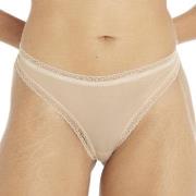 Calvin Klein Trosor Bottoms Up Refresh Thong Beige polyamid Medium Dam