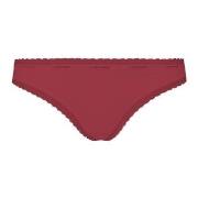 Calvin Klein Trosor Bottoms Up Refresh Thong Vinröd polyamid Large Dam