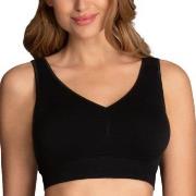 Anita BH Lotta Bralette Svart nylon X-Large Dam