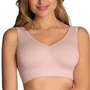 Anita BH Lotta Bralette Ljusrosa nylon X-Large Dam