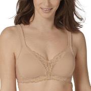 Triumph BH Modern Lace Cotton Soft Bra Beige A 90 Dam