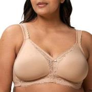 Triumph BH Modern Lace Cotton Soft Bra Beige C 90 Dam
